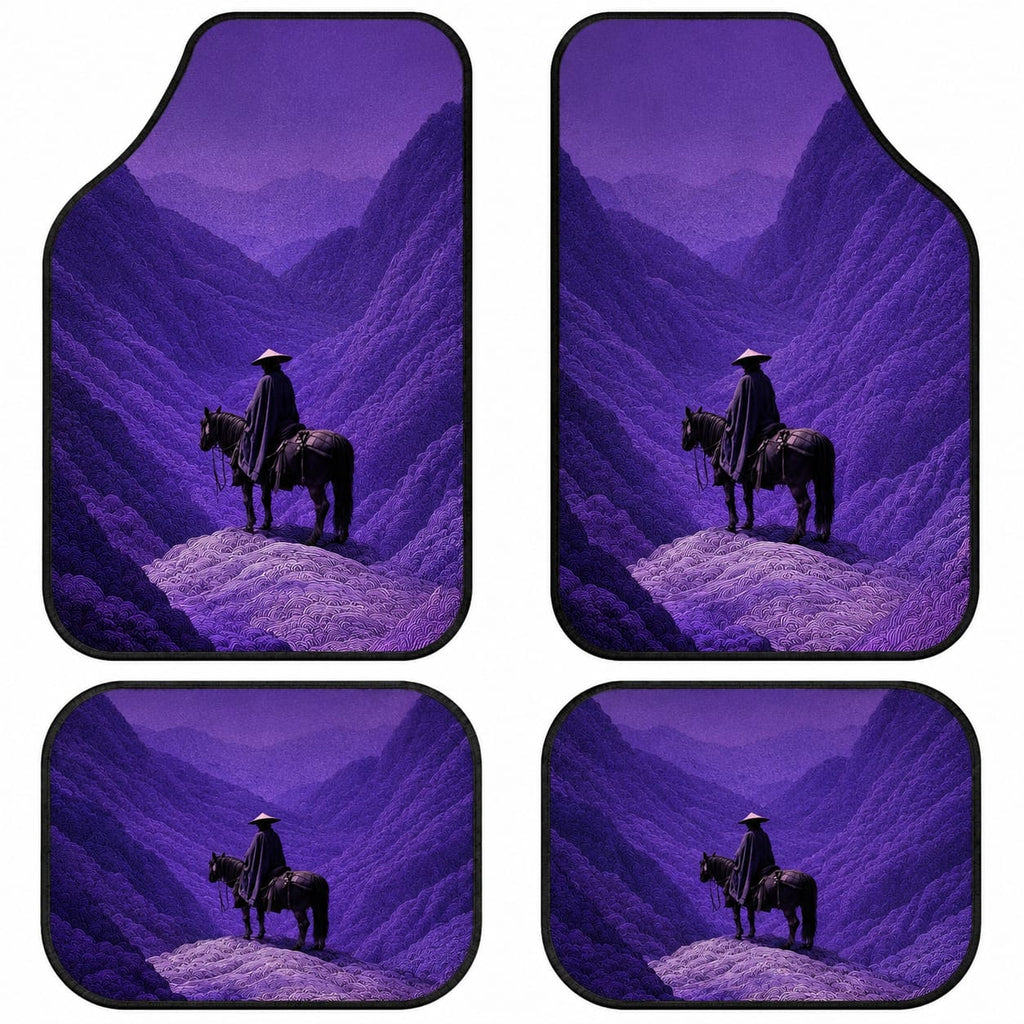 Purple Samurai Rider Custom Car Mats