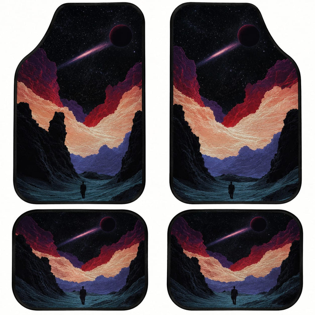Cosmic Space Landscape Custom Car Mats | 4-Piece Set